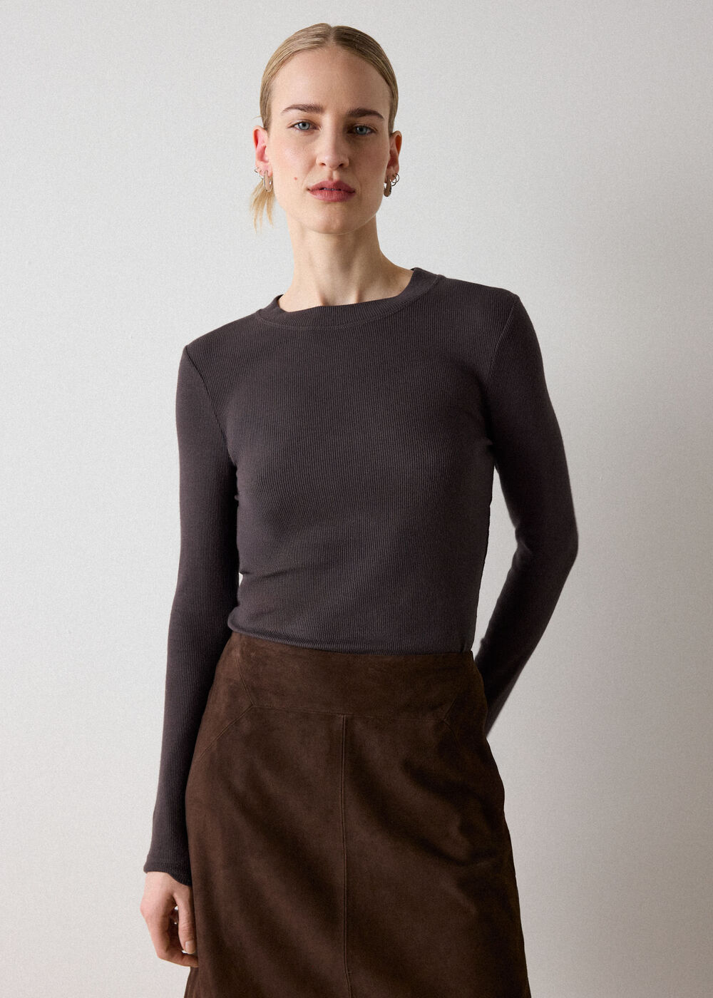 Essential Ribbed Crew