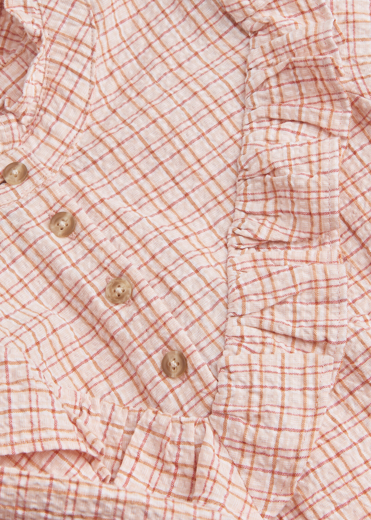 Checked Riley Frill Top