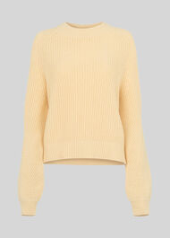 Fashion Detail Cotton Knit Lemon