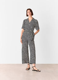 Abstract Triangle Jumpsuit