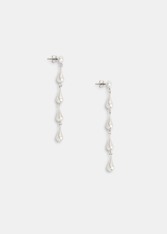Silver Mini Teardrop Earring