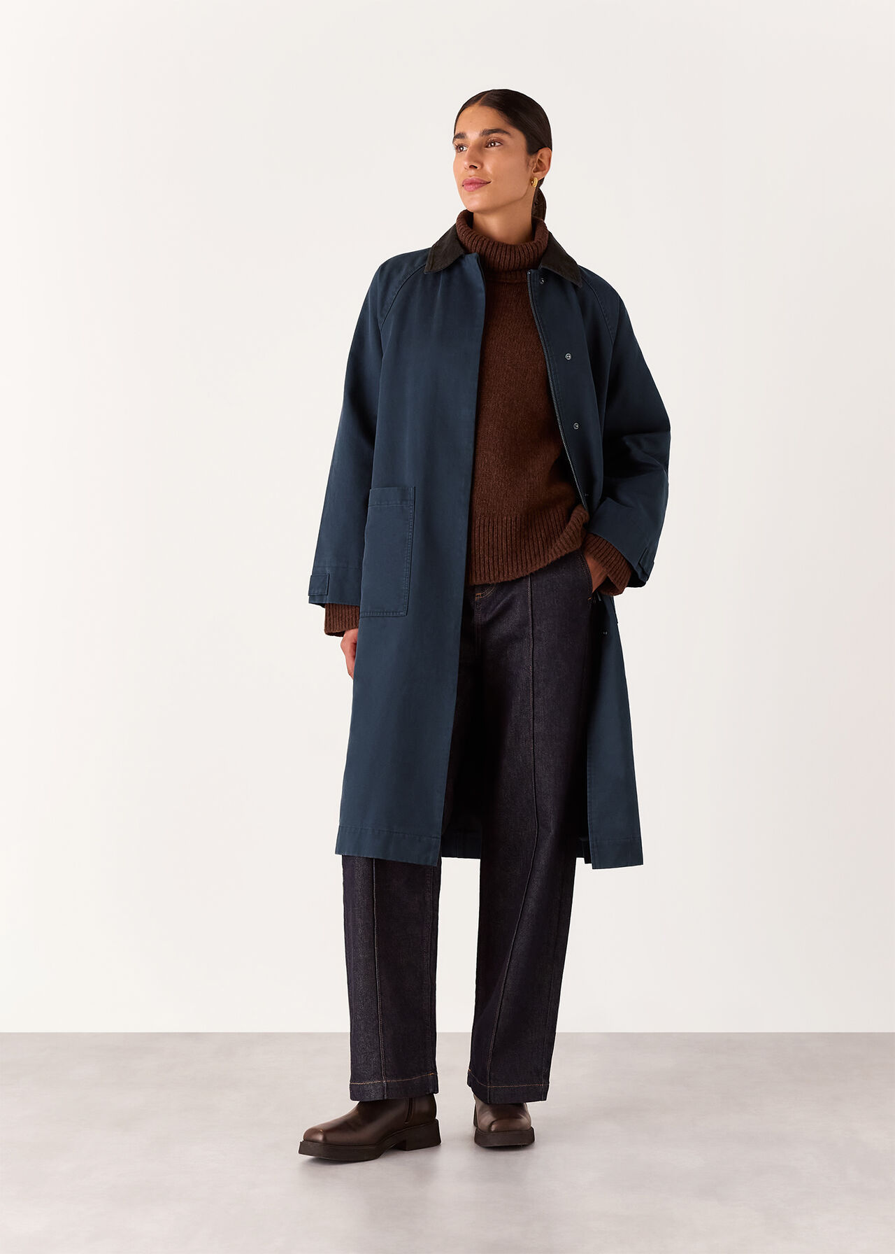 Gabriella Waxed Overcoat