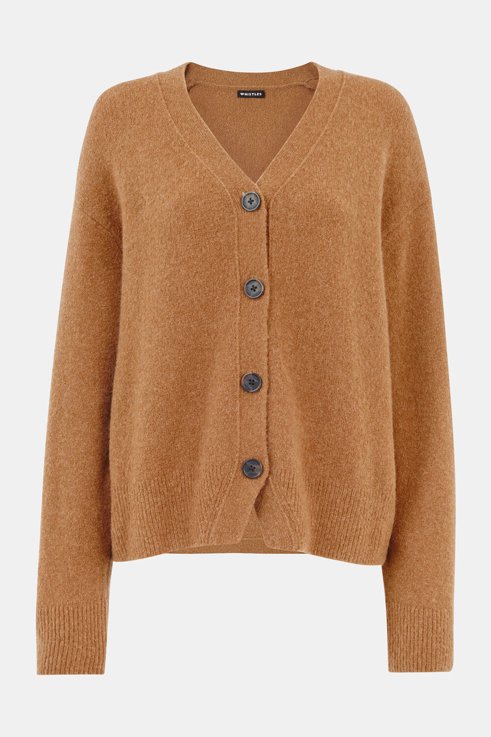 Textured Wool Mix Cardigan