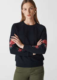Digital Bloom Sweatshirt Multicolour