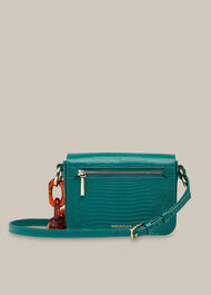 Odie Resin Chain Lizard Bag Teal