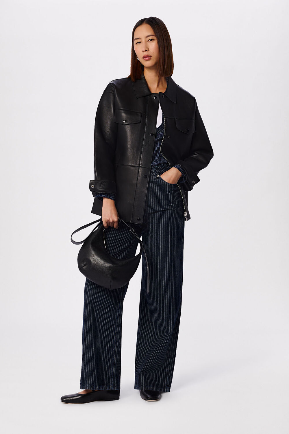 Clean Bonded Leather Jacket