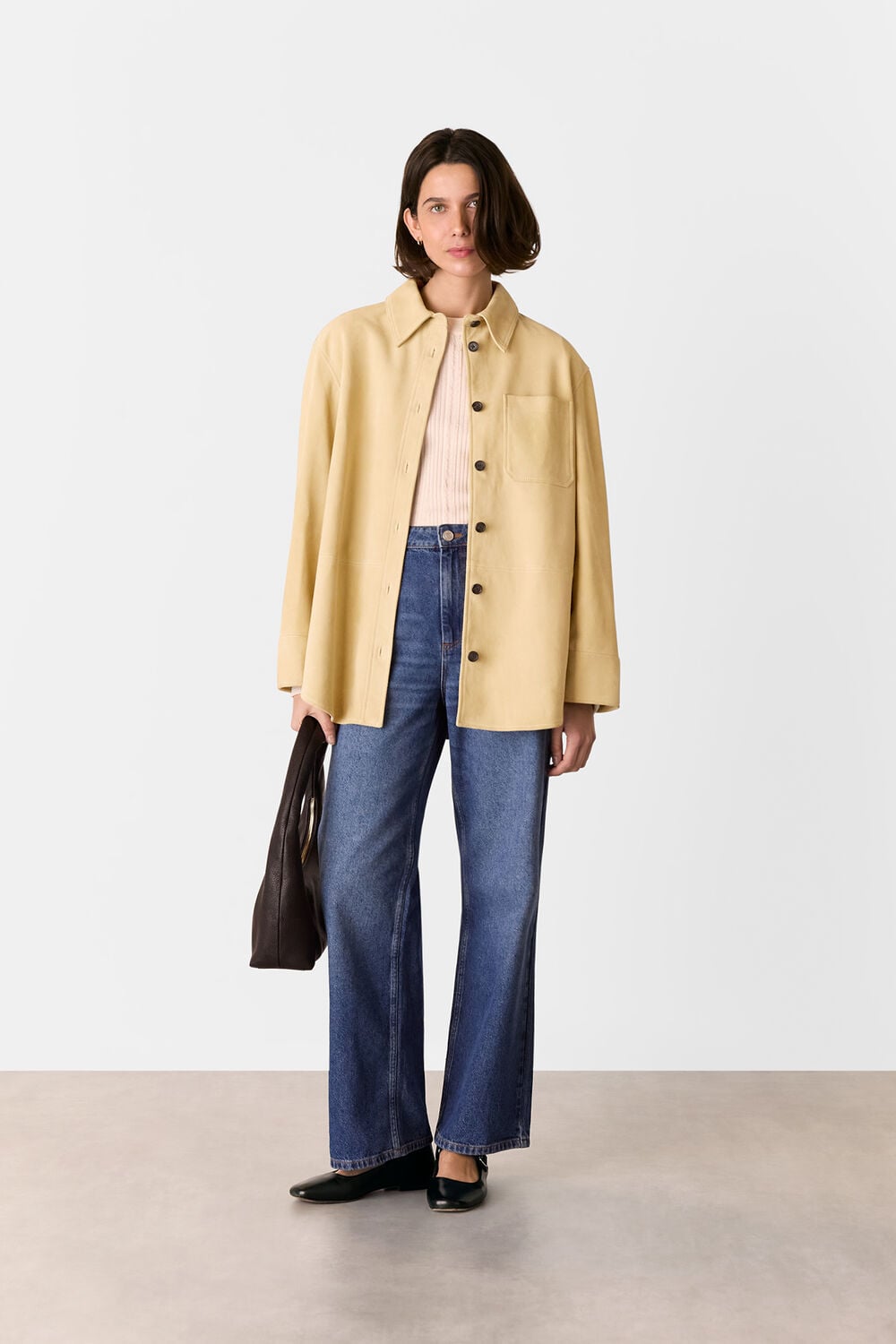 Sam Suede Leather Overshirt