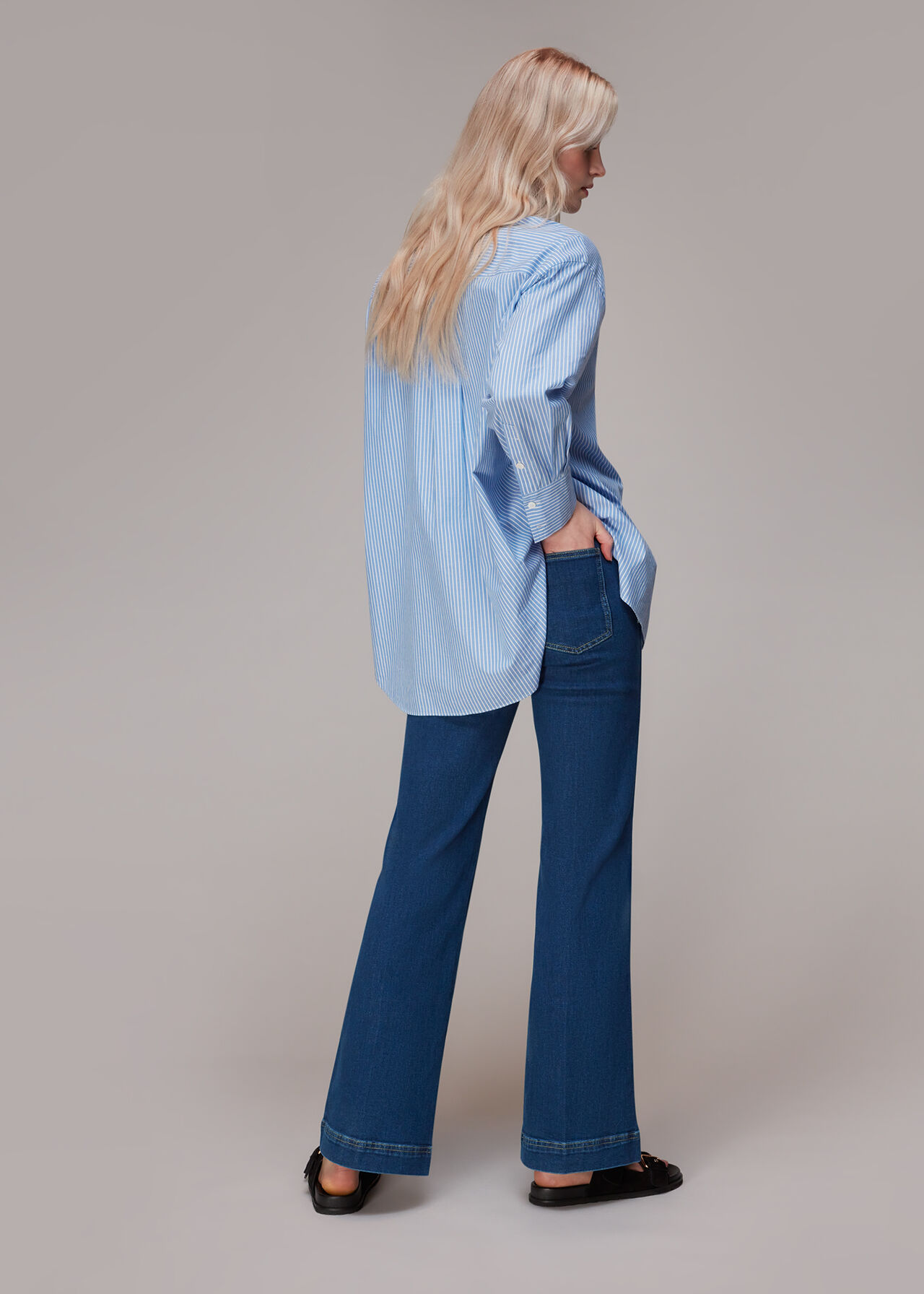 Lucy Stretch Flared Jean