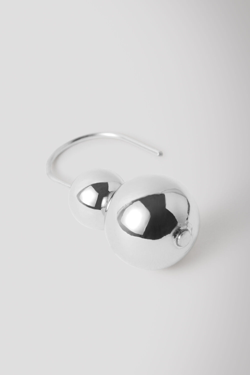 Double Sphere Wire Earring