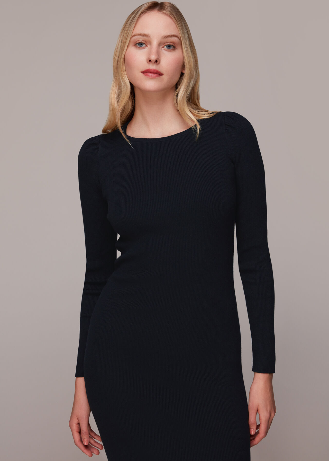 Cut Out Twist Knitted Dress
