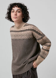 Fairisle Crew Neck Sweater