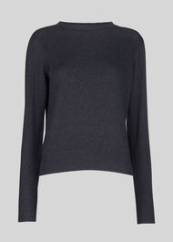 Puff Sleeve Knit Grey