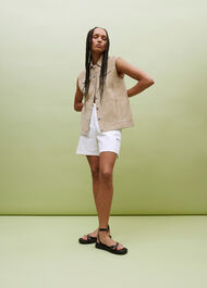 CALVIN BONDED SUEDE GILET