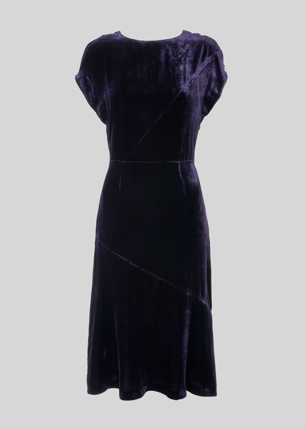 Mina Silk Mix Velvet Dress