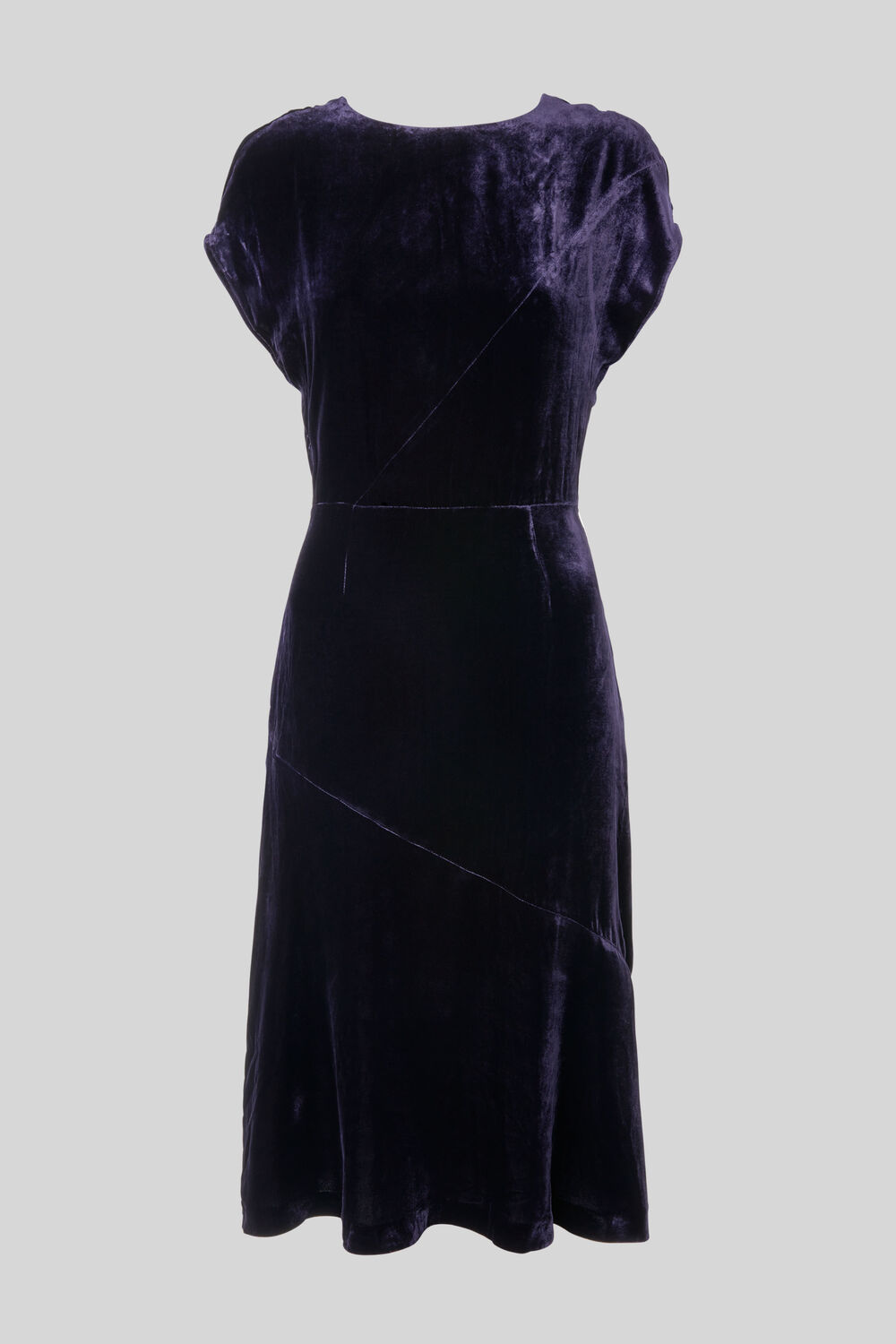 Mina Silk Mix Velvet Dress