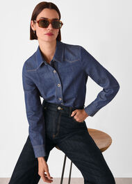 Button Detail Cotton Shirt