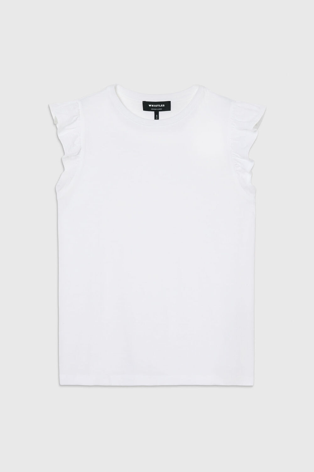 Frill Sleeve Broderie Tee