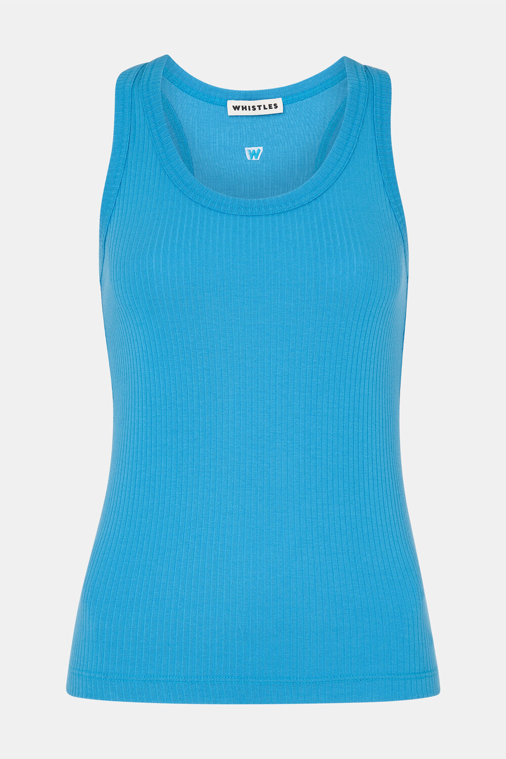 Blue Ultimate Ribbed Scoop Vest
