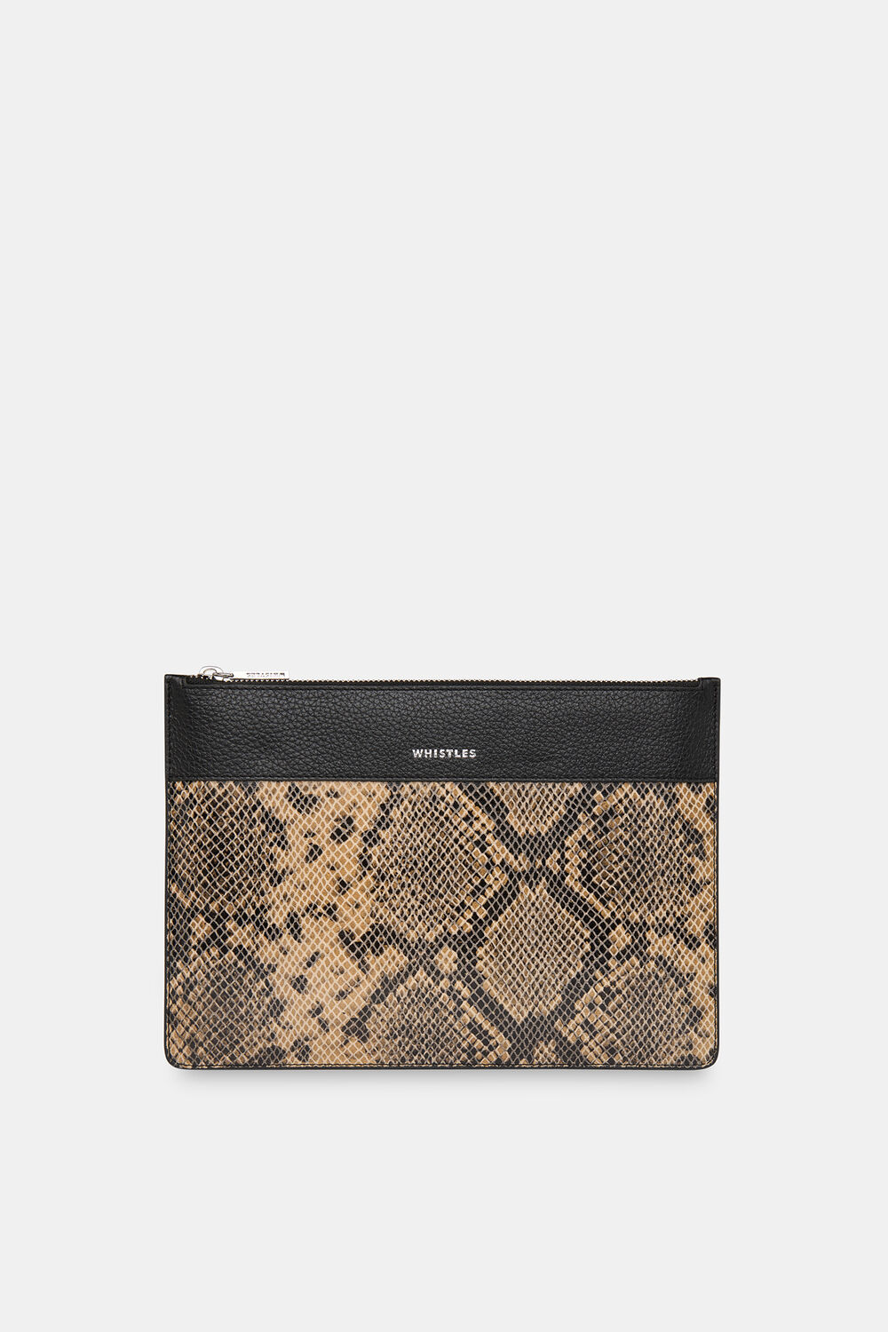 Una Snake Panel Pouch