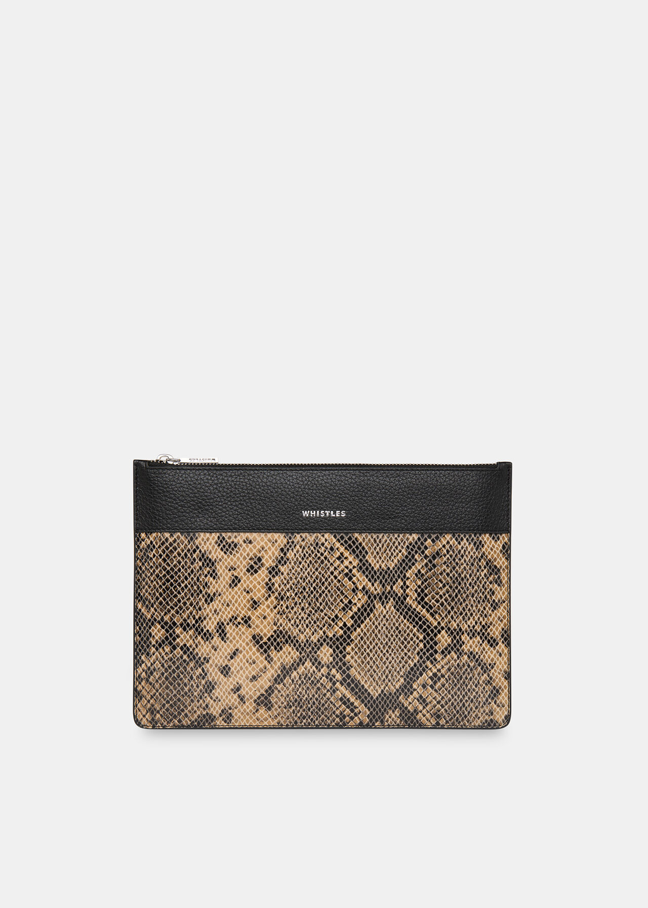 Una Snake Panel Pouch