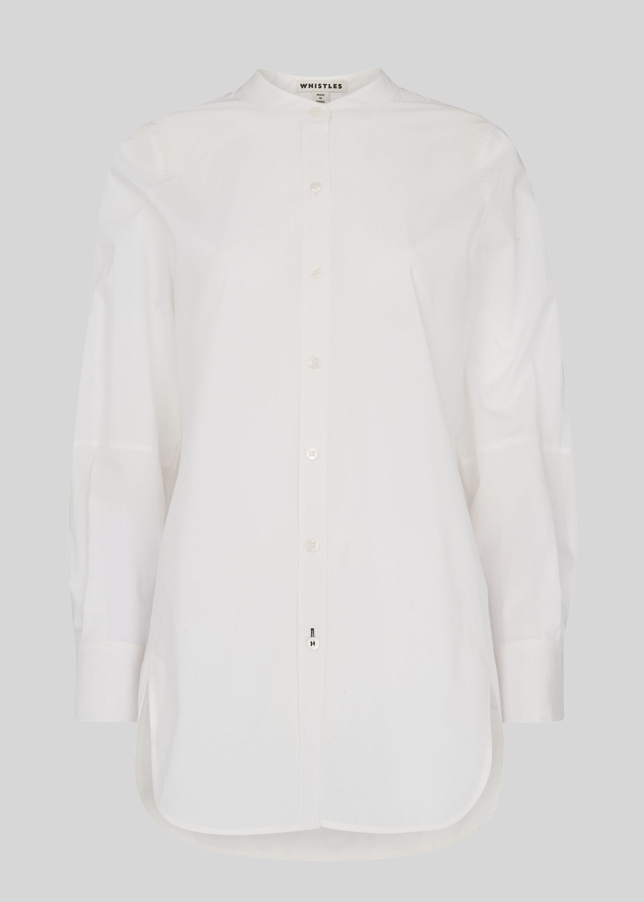 Eileen Longline Shirt White