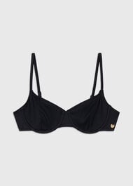 Ribbed Underwire Bikini Top