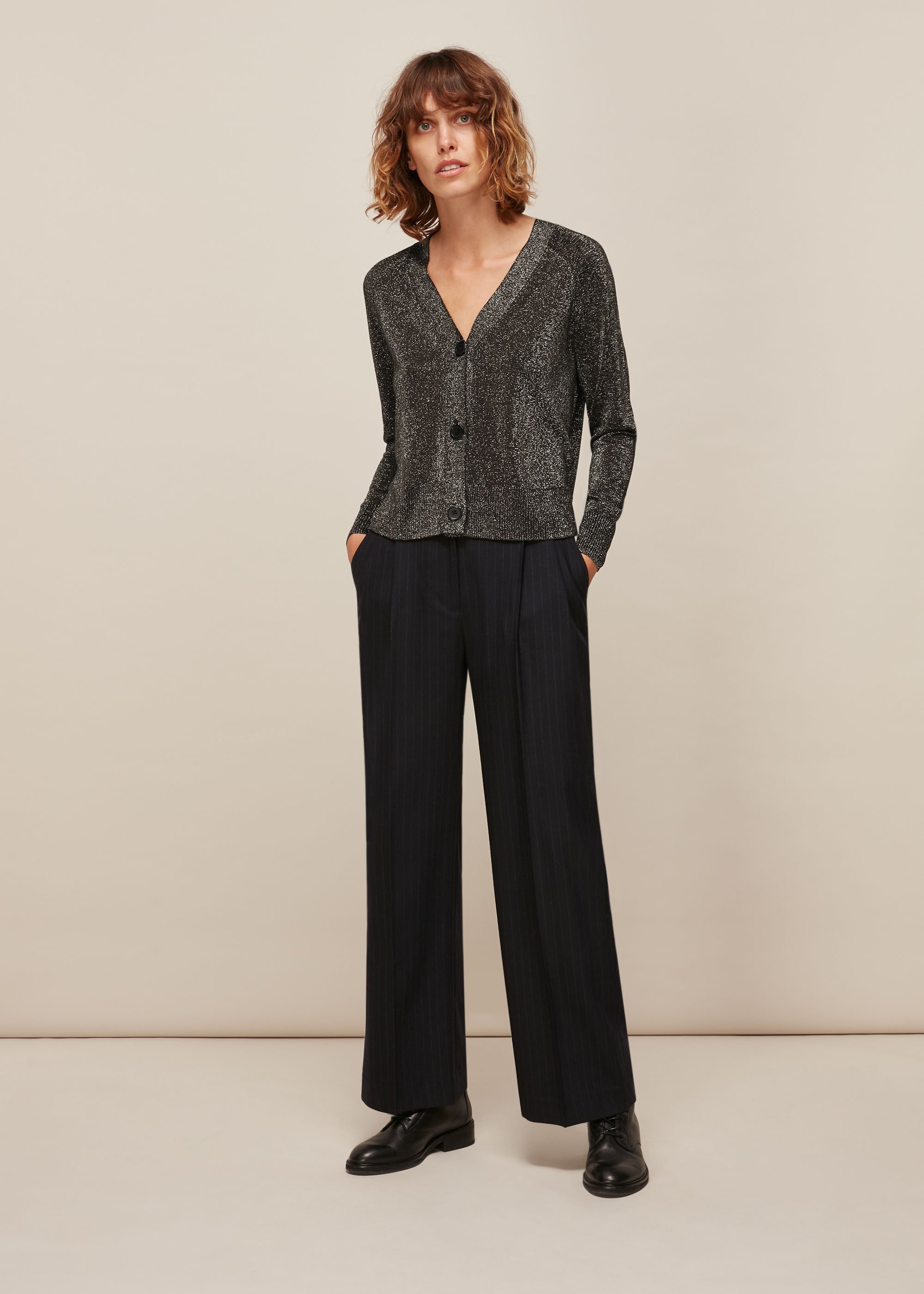Silver new arrivals sparkle cardigan