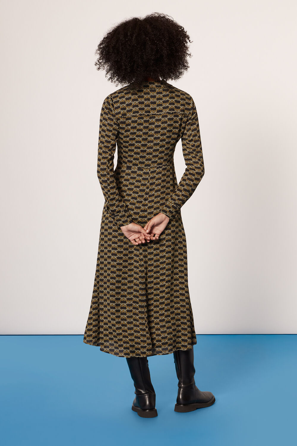 Tangle Check Shirt Dress