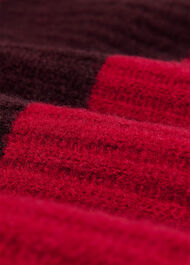 Wool Mix Wide Stripe Knit