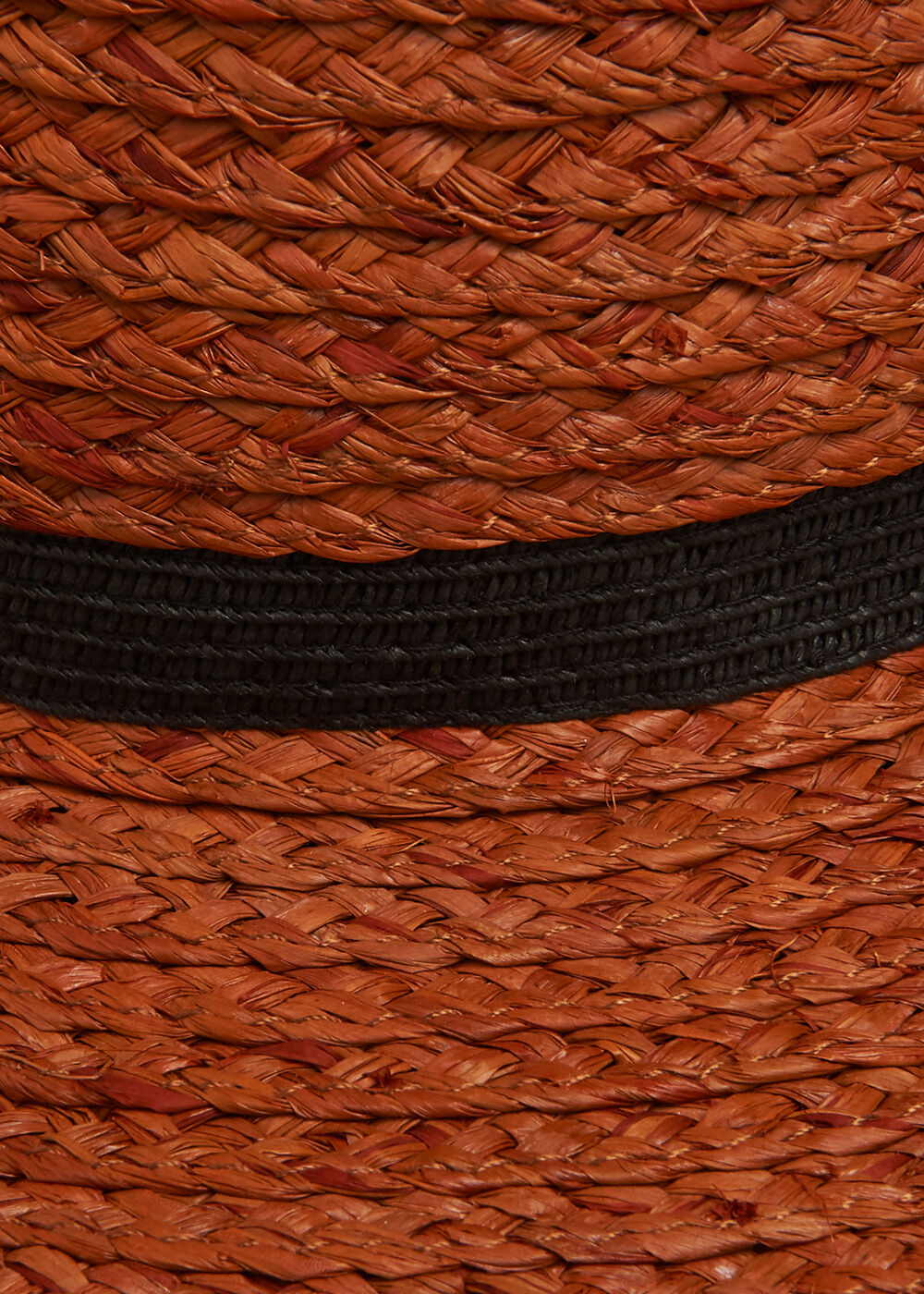 Frayed Wide Brim Sun Hat Rust