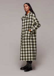 Gabriella Wool Check Coat
