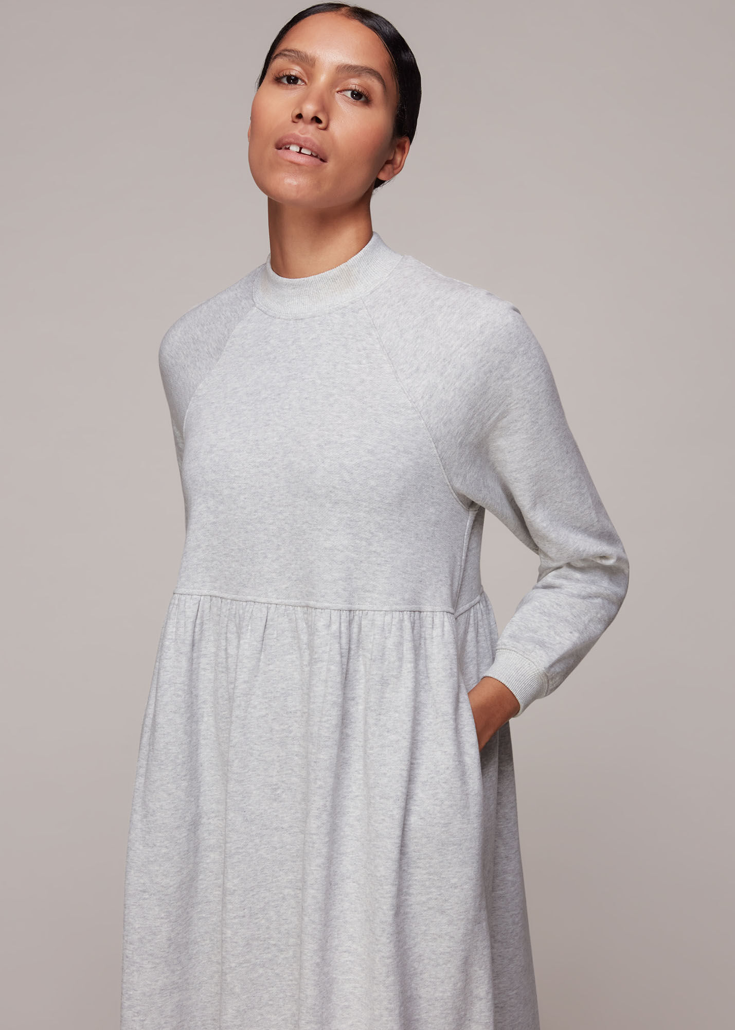 Whistles sweat dress top