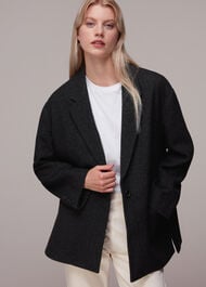 Maria Flecked Wool Jacket