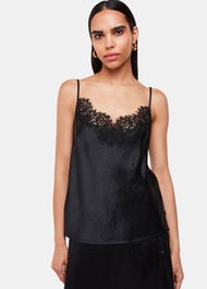 Lace Trim Cami Top