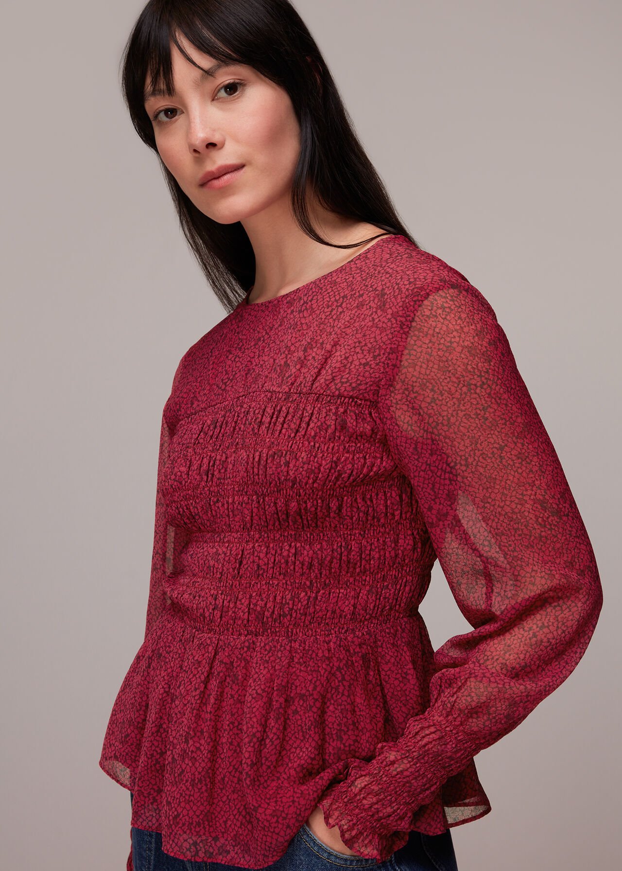 Abstract Snake Rosanna Top