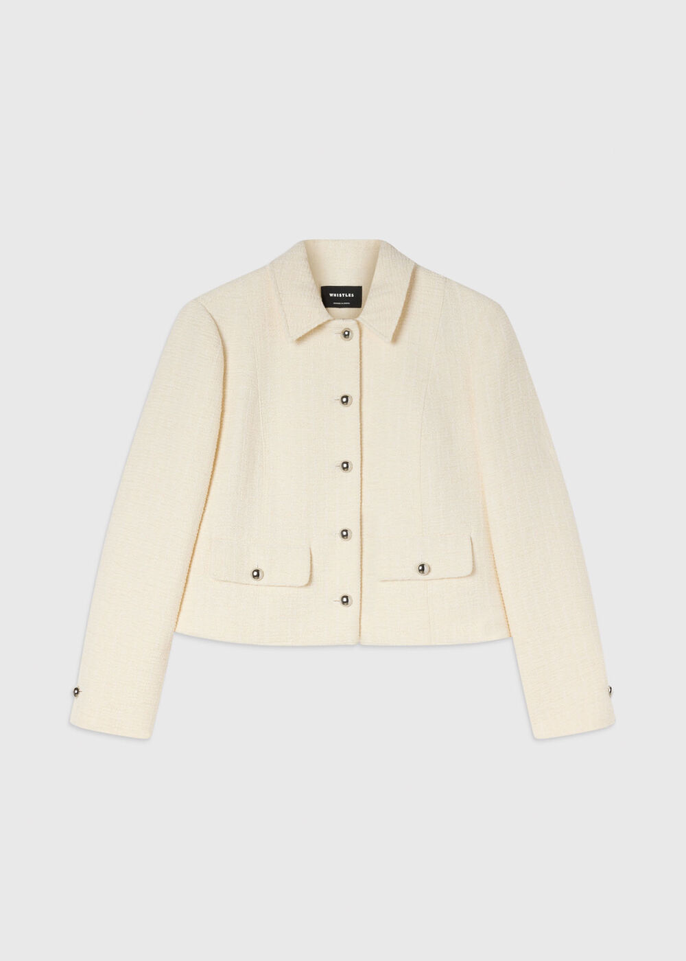 Cropped Boucle Jacket