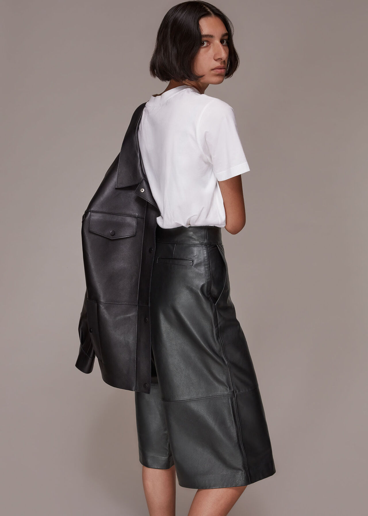 Leather Culotte