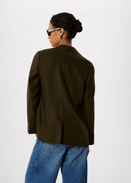 Relaxed Hopsack Blazer