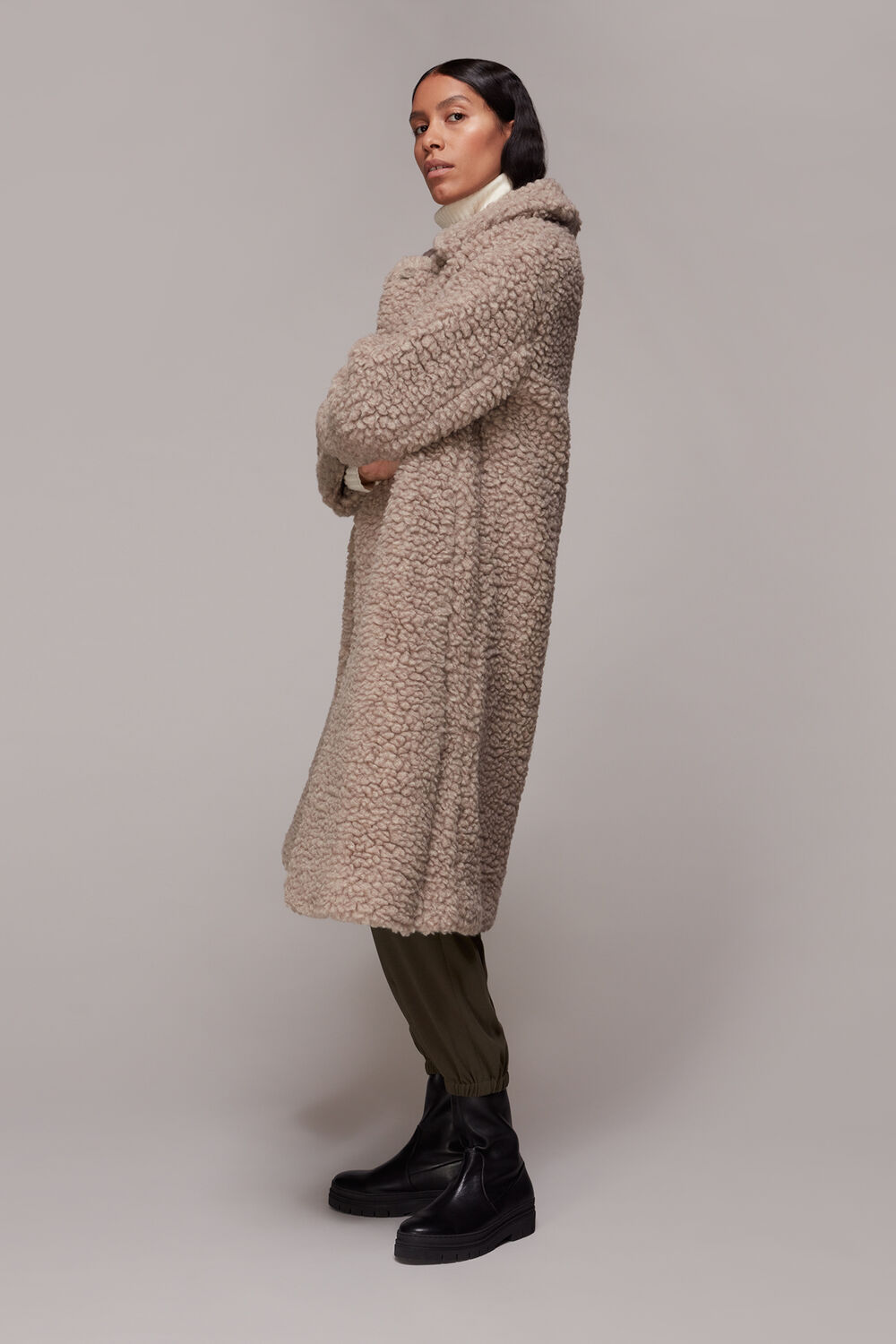 Lottie Teddy Wool Coat