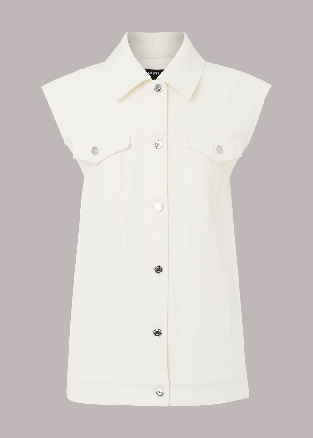 Rosa Linen Gilet