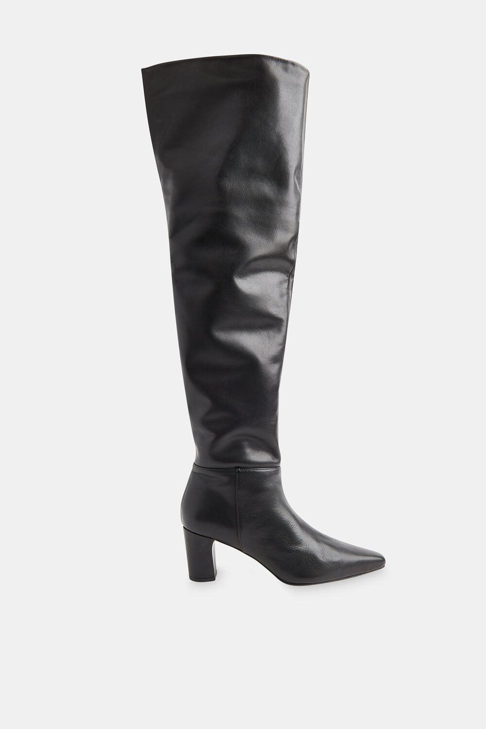 Black Inessa Over The Knee Boot