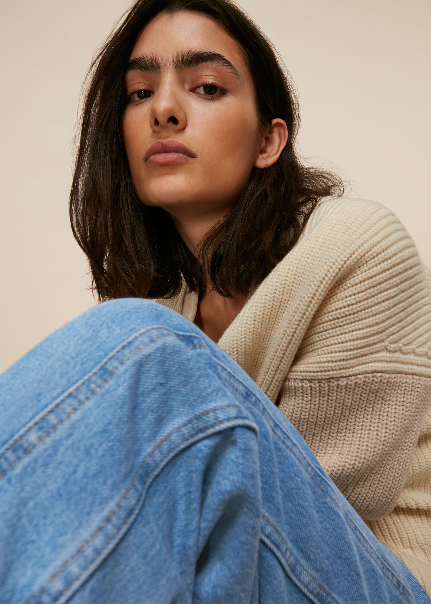 Light Wash Authentic Seam Detail Jean WHISTLES