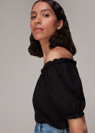 Frill Detail Cotton Tee