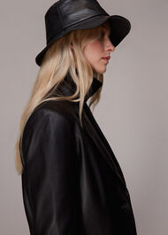 Leather Bucket Hat