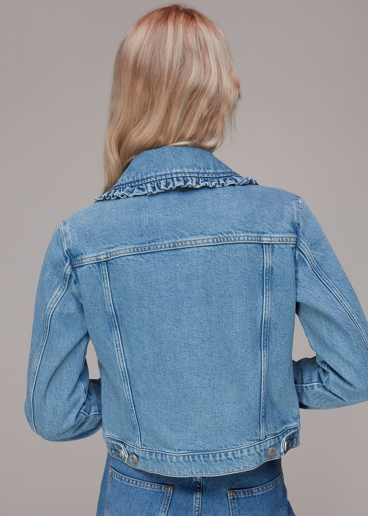 Collar Detail Denim Jacket