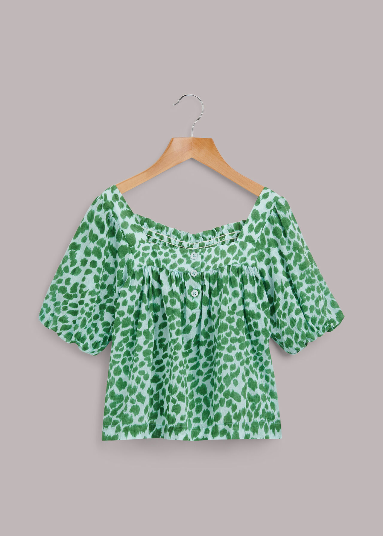 Smooth Leopard Trapeze Top
