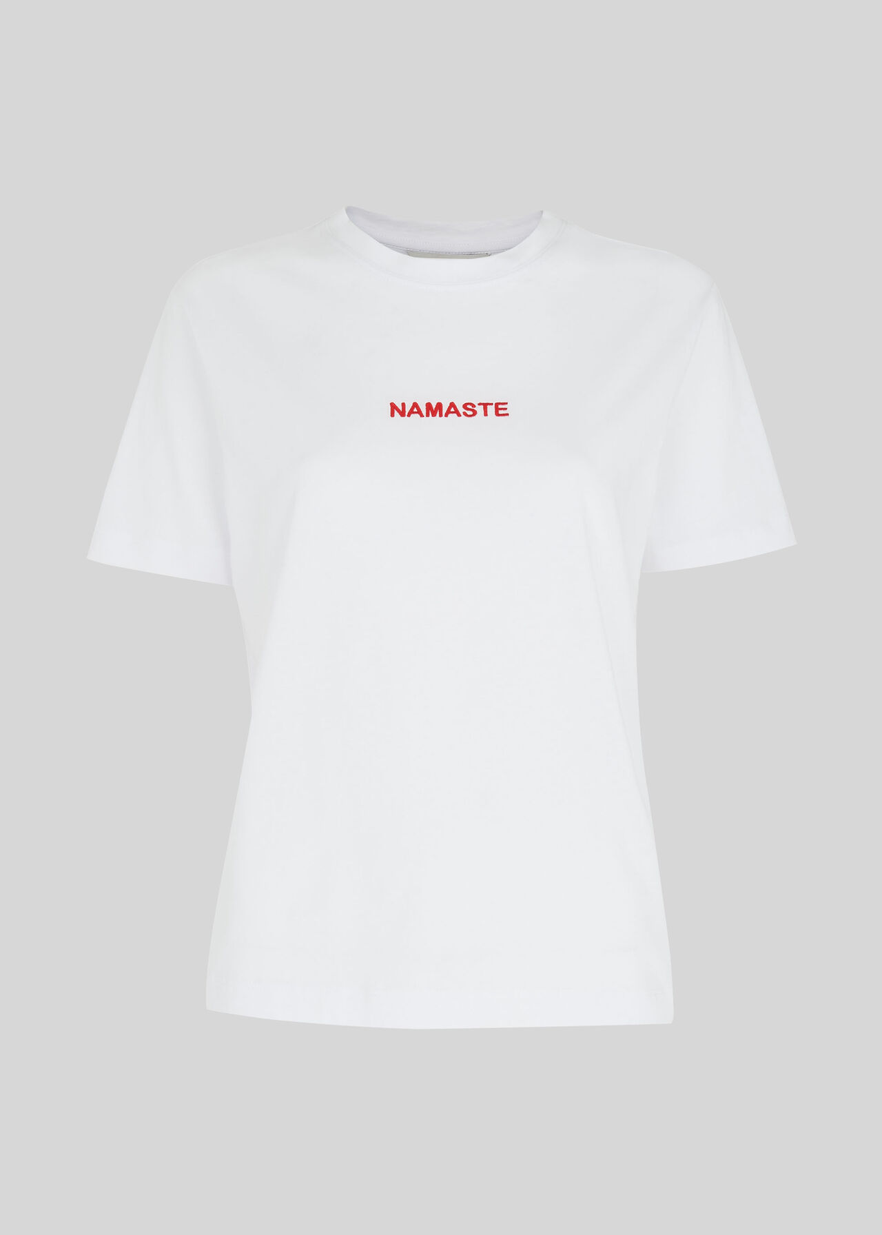 Namaste Mini Logo T- Shirt White