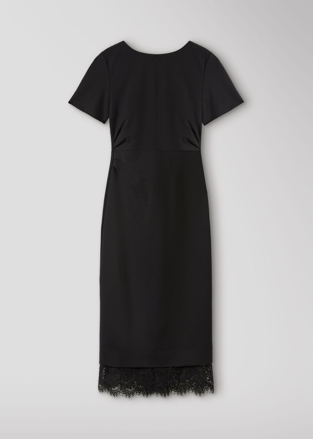Ponte Detachable Lace Dress