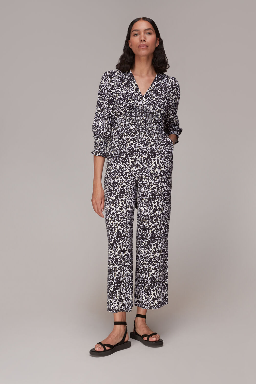 Smudged Cheetah Jumpsuit