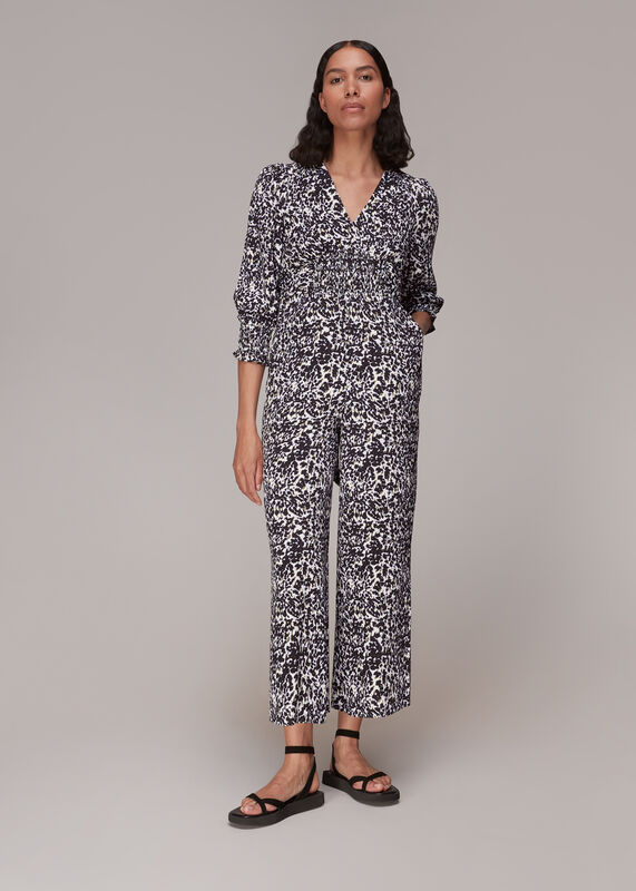 Smudged Cheetah Jumpsuit